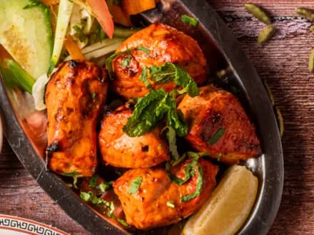 Tandoori chicken from the oven
